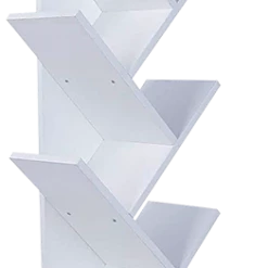 Randy & Travis Machinery Furniture Tree Bookshelf Bookcase Book Organizer 9-Tier Multipurpose Shelf Display Racks