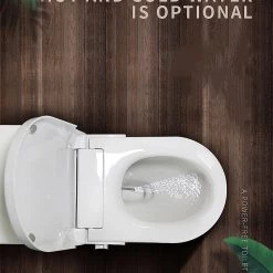 FactoryFast.com.au DIY & Renovation Non Electric Bidet Toilet Seat W/ Cover Bathroom Washlet Spray Water Wash