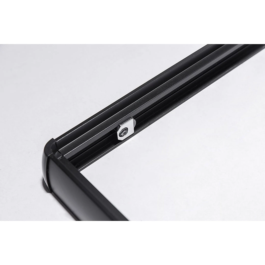 Della Francesca DIY & Renovation 800 X 1200mm Sliding Door Nano Safety Glass Shower Screen In Black