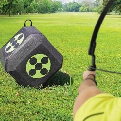 Randy & Travis Machinery Archery 3D Dice Target Cube Reusable 18 Sides 23CM Self Healing XPE Foam Target