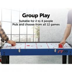 Randy & Travis Machinery 4FT 12-in-1 Combo Games Tables Foosball Soccer Basketball Hockey Pool Table Tennis Games & Hobbies