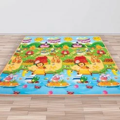 Randy & Travis Machinery Baby Kids Play Mat Floor Rug 200x180x2CM Nontoxic Picnic Cushion Crawling Games & Hobbies