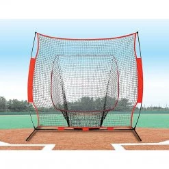 Randy & Travis Machinery Portable Baseball Training Net Stand Softball Practice Sports Tennis