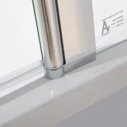 DIY & Renovation 180° CHROME Pivot Door 6mm Safety Glass Bath Shower Screen By Della Francesca - 100 X 140cm