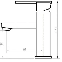 Della Francesca Basin Mixer Tap Faucet -Kitchen Laundry Bathroom Sink