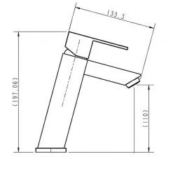 Della Francesca Basin Mixer Tap Faucet -Kitchen Laundry Bathroom Sink
