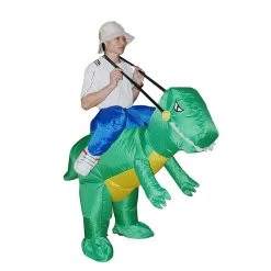 Salvatore Angelotti Games & Hobbies Dino Fancy Dress Inflatable Suit -Fan Operated Costume