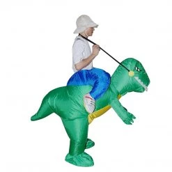 Salvatore Angelotti Games & Hobbies Dino Fancy Dress Inflatable Suit -Fan Operated Costume