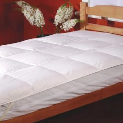 Salvatore Angelotti 100% White Duck Feather Mattress Topper - Single Home & Lifestyle
