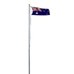 Bariloche 6.0m Flag Pole Full Set With Australian Flag