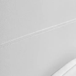 Palermo Queen Bed Frame White PU Leather Furniture