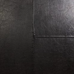 Palermo Double Bed Frame Black PU Leather Furniture