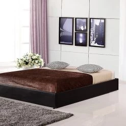 Palermo PU Leather Queen Bed Ensemble Frame Furniture