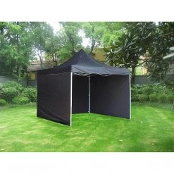 Bariloche Outdoor & Leisure 3x3m Popup Gazebo Party Tent Marquee - Black