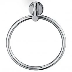 Della Francesca DIY & Renovation Classic Chrome Towel Bar Rail Ring Bathroom