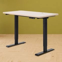 Palermo Standing Desk Sit Stand Height Adjustable Motorised 120cm Table Dual Motor Furniture