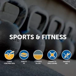 Randy & Travis Machinery 4pcs Exercise Kettle Bell Weight Set 20KG Sports & Fitness