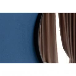 70cm Round Wall Mirror Bathroom Makeup Mirror By Della Francesca - Black DIY & Renovation