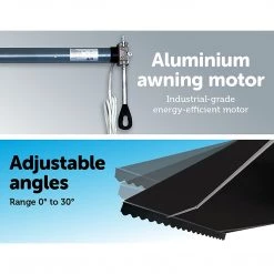 Bariloche 4.0 X 3.0m Outdoor Folding Arm Retractable Sunshade Awning