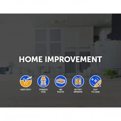 Randy & Travis Machinery Home & Lifestyle 68L Motion Sensor Bin Automatic Stainless Steel Kitchen Rubbish Trash - Black