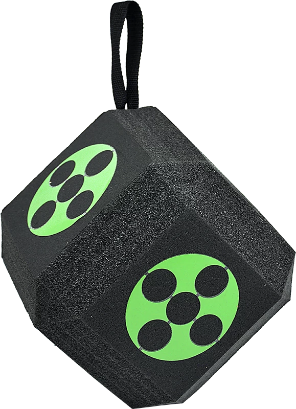 Randy & Travis Machinery Archery 3D Dice Target Cube Reusable 18 Sides 23CM Self Healing XPE Foam Target