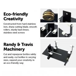 Randy & Travis Machinery Games & Hobbies Glass Bottle Cutter Cutting Tool Upgrade Version Square & Round Bottle Cutter