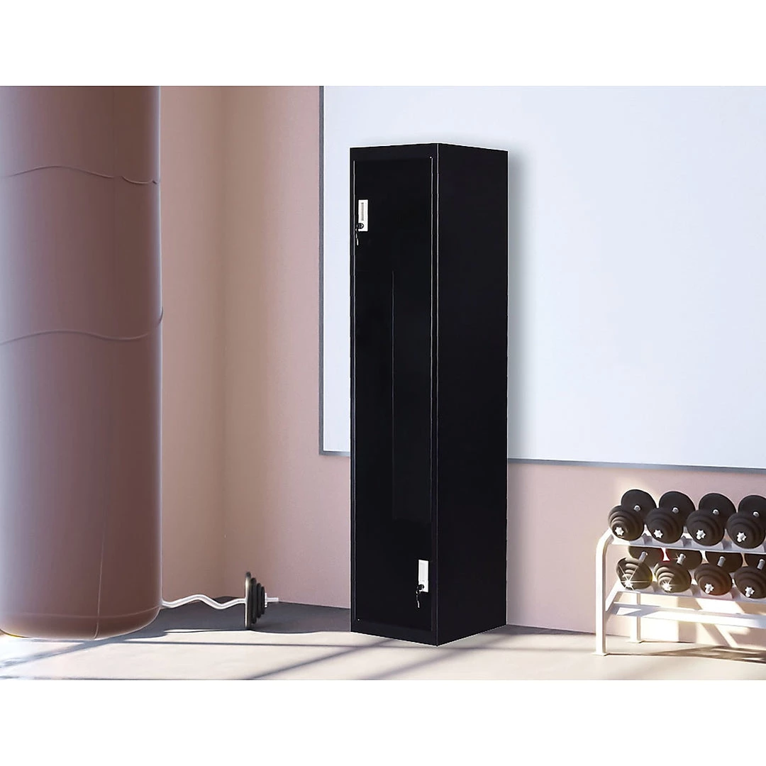 Salvatore Angelotti Two-Door L-shaped Office Gym Shed Storage Lockers Furniture