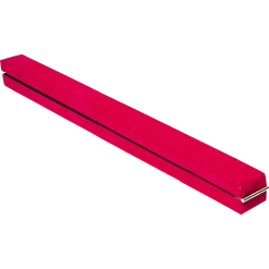 Randy & Travis Machinery 2.4m (8FT) Gymnastics Folding Balance Beam Pink Synthetic Suede Sports & Fitness