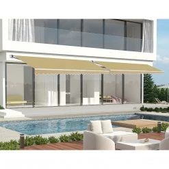 Bariloche 3.5 X 2.5m Automatic Outdoor Motorised Folding Arm Awning DIY & Renovation