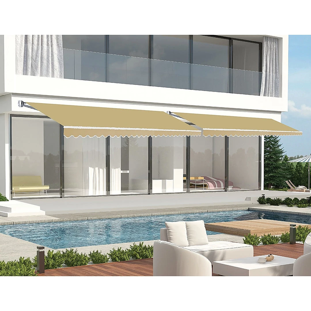 Bariloche 5.0 X 2.5m Automatic Outdoor Motorised Folding Arm Awning