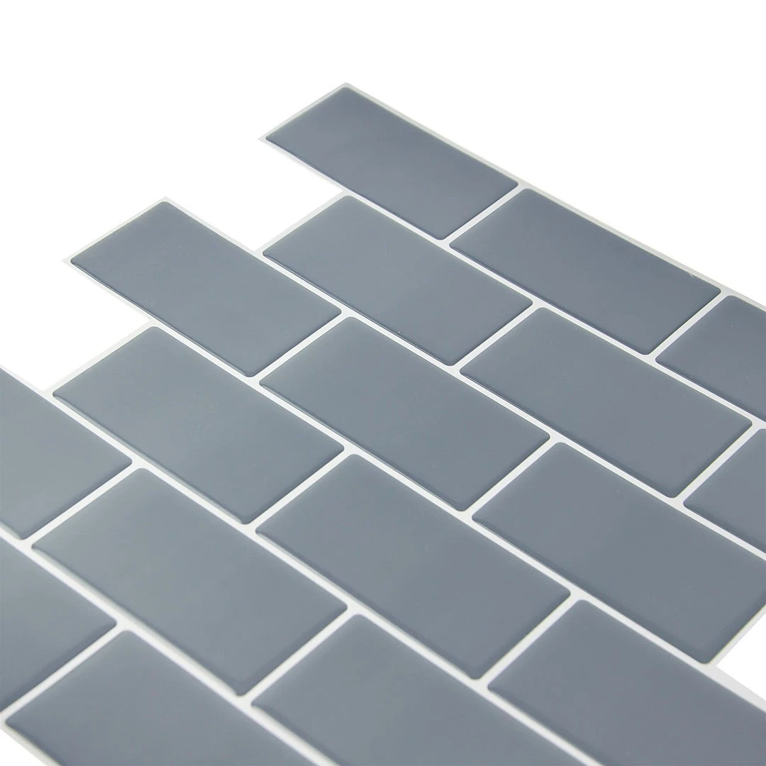 Randy & Travis Machinery DIY & Renovation Tiles 3D Peel And Stick Wall Tile Dark Grey ({{Size}} X 10 Sheets)
