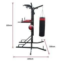 Randy & Travis Machinery Power Boxing Station Stand Gym Speed Ball Punching Bag