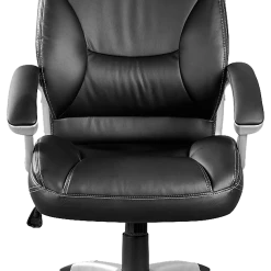 Palermo PU Leather Office Chair Executive Padded Black