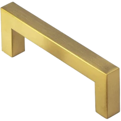 Randy & Travis Machinery 15x Brushed Brass Drawer Pulls Kitchen Cabinet Handles - Gold Finish 128mm DIY & Renovation