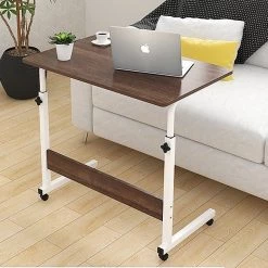 Randy & Travis Machinery Wood Computer Desk PC Laptop Dark Brown Table Workstation Office Study Home Furniture