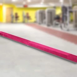 Randy & Travis Machinery Sports & Fitness 2.2m Gymnastics Folding Balance Beam Pink Synthetic Suede
