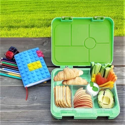 Randy & Travis Machinery Home & Lifestyle Bento Lunch Box Kids Leakproof Food Container School Picnic - Green