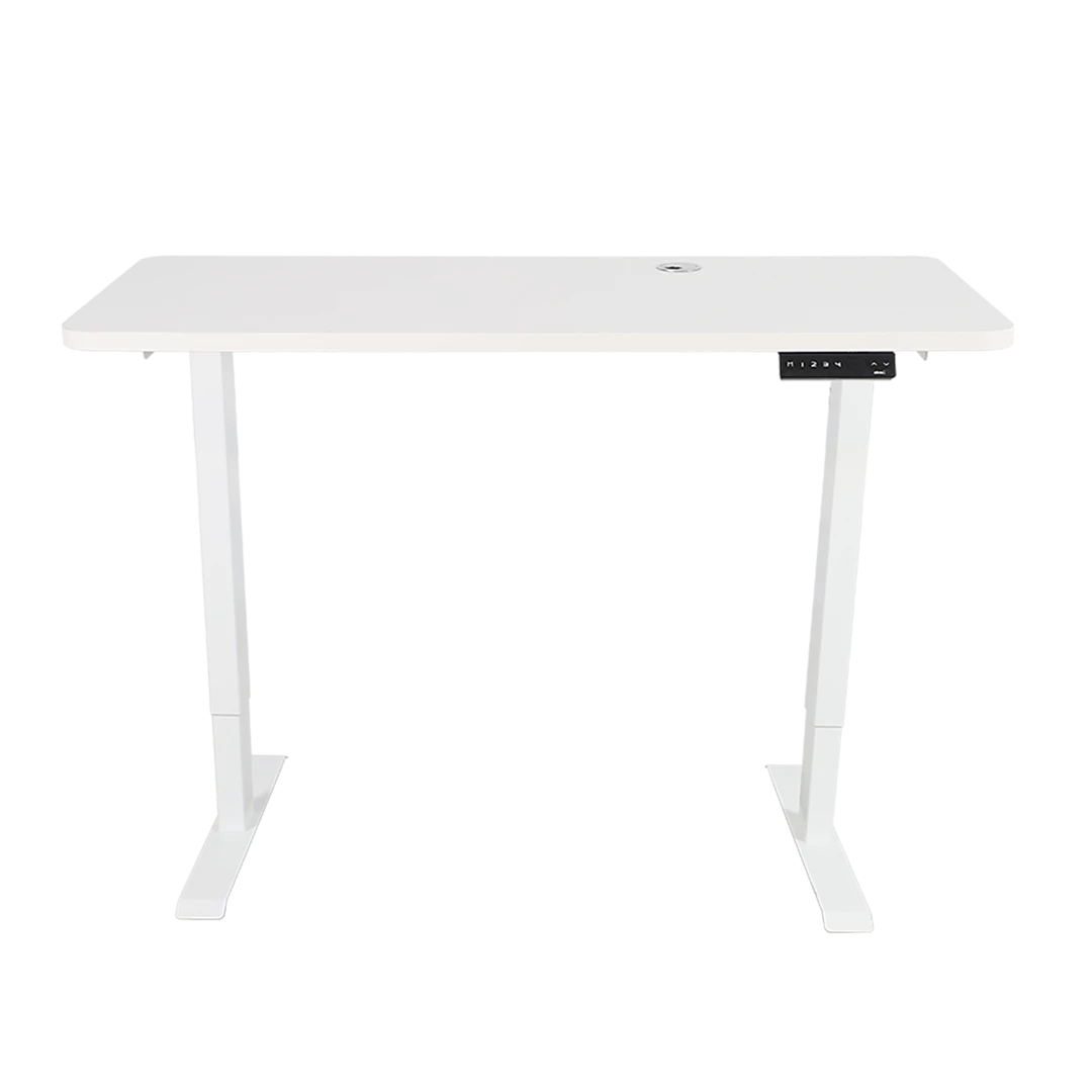 Furniture Palermo Standing Desk Sit Stand Height Adjustable Motorised 120cm Table Dual Motor