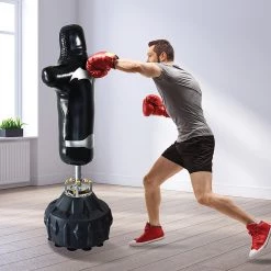 Randy & Travis Machinery 180cm Free Standing Boxing Punching Bag Stand MMA UFC Kick Fitness Sports & Fitness