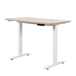 Palermo Standing Desk Sit Stand Height Adjustable Motorised 120cm Table Dual Motor Furniture