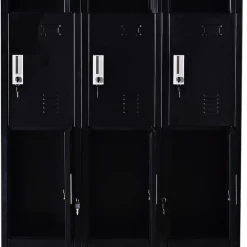 Salvatore Angelotti Furniture Twelve-Door Office Gym Shed Storage Locker