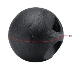 Randy & Travis Machinery 10kg Double-Handled Rubber Medicine Core Ball Sports & Fitness