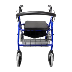 Randy & Travis Machinery Home & Lifestyle Rollator Walker Walking Frame With Wheels Zimmer Mobility Aids Seat Blue