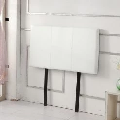 Palermo Furniture Single White PU Leather Bed Headboard Bedhead
