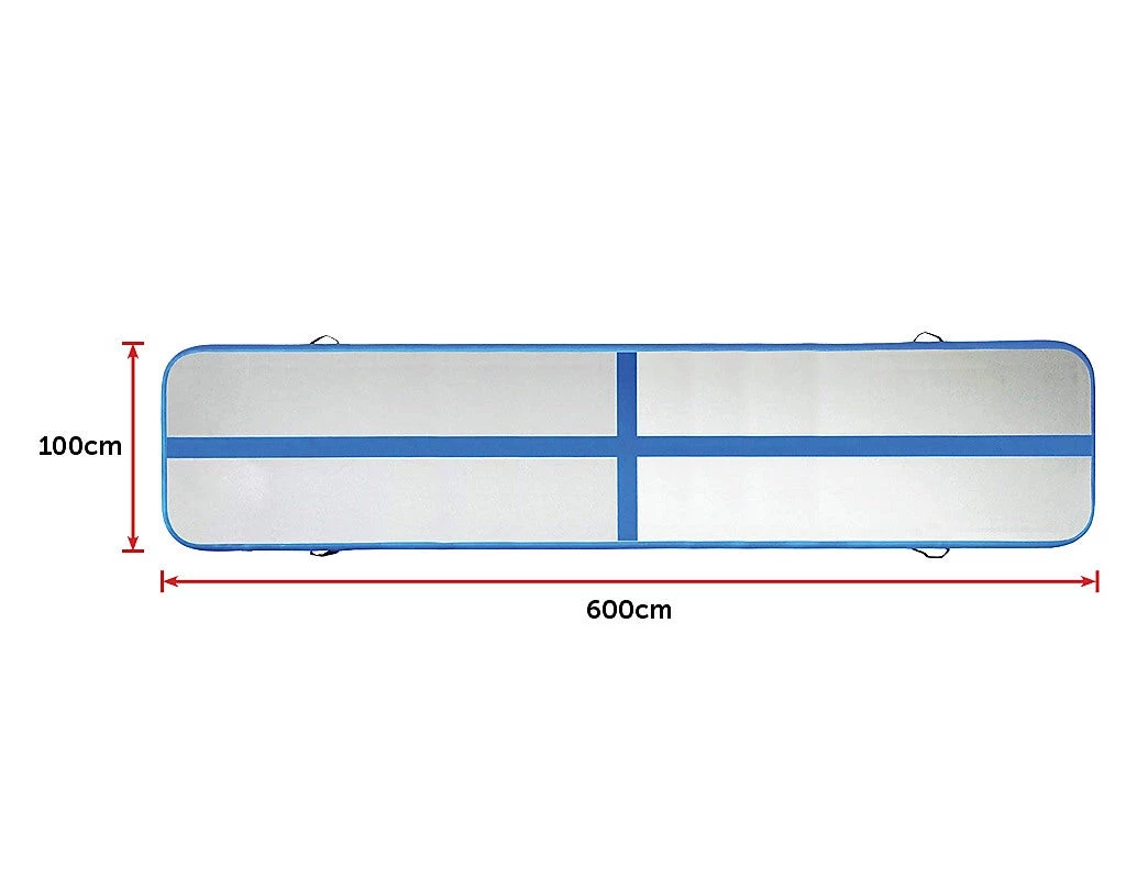 Randy & Travis Machinery Sports & Fitness 6m Inflatable Air Track Gym Tumbling Mat With Pump