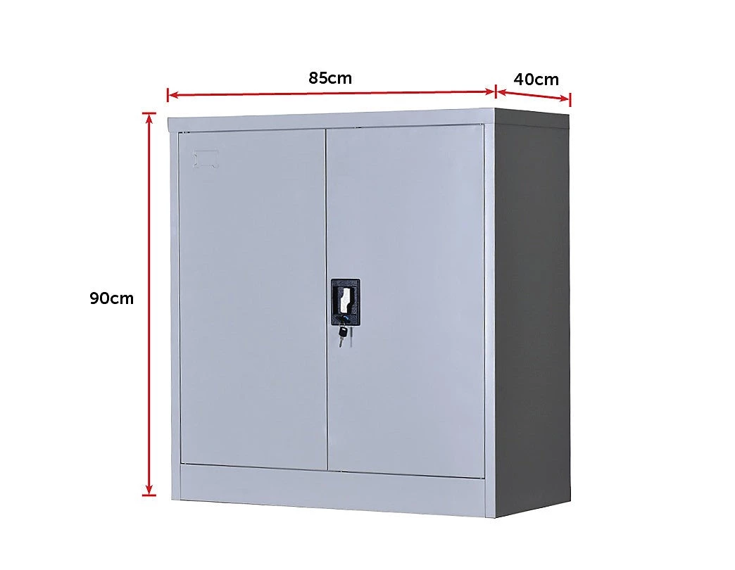 Salvatore Angelotti Furniture Two-Door Shelf Office Gym Filing Cabinet Safe Storage Locker