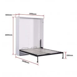 Palermo Double Size Wall Bed Diamond Edition