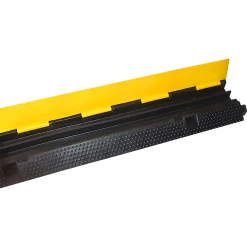 Randy & Travis Machinery 3pcs 2-Cable Rubber Electrical Wire Cover Heavy Duty Protector Dual Channel