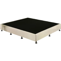 Palermo King Ensemble Bed Base Platinum Natural Sand Linen Fabric