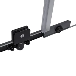 Della Francesca DIY & Renovation 1000 X 1000 X 1900mm Framed Safety Glass Pivot Door Shower Screen In Black